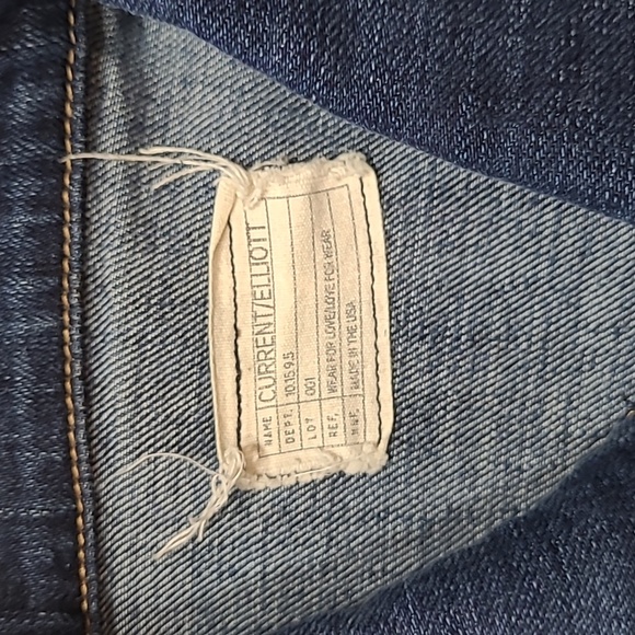 EUC Current/Elliot Jean Vest Women's sz XS/S The Sleeveless Button Up Denim Vest - Picture 5 of 9